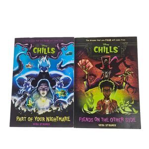 Disney Chills Series Books 1 & 2 Lot, By Vera Strange, Paperback Chapter Books